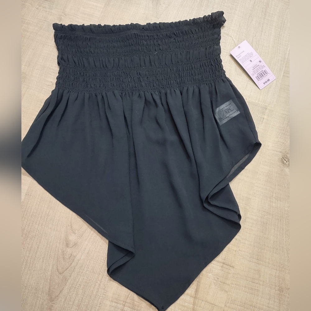 NWT Wild Fable Women's Elegant Sheer Black Tube Top Size Small